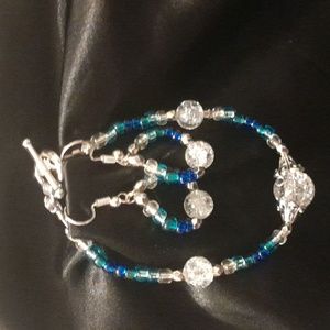 Handmade Earrings and Bracelet Set